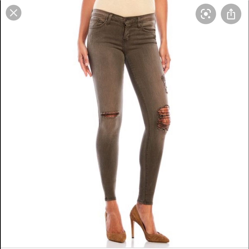 Flying Monkey Distressed Skinny Jeans